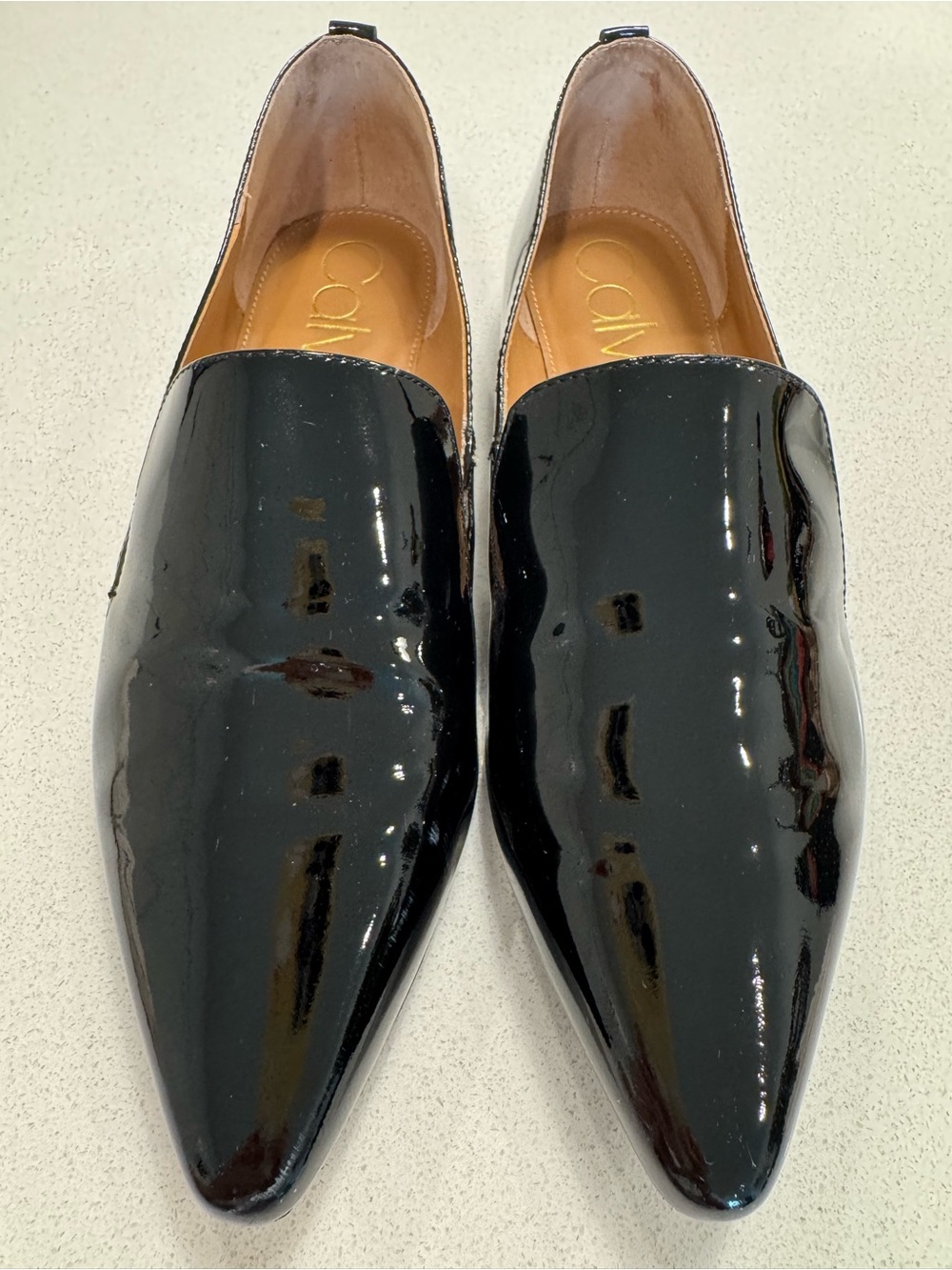 Black Patent Leather Dress Shoes Calvin Klien